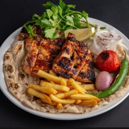 نصف دجاج عالفحم